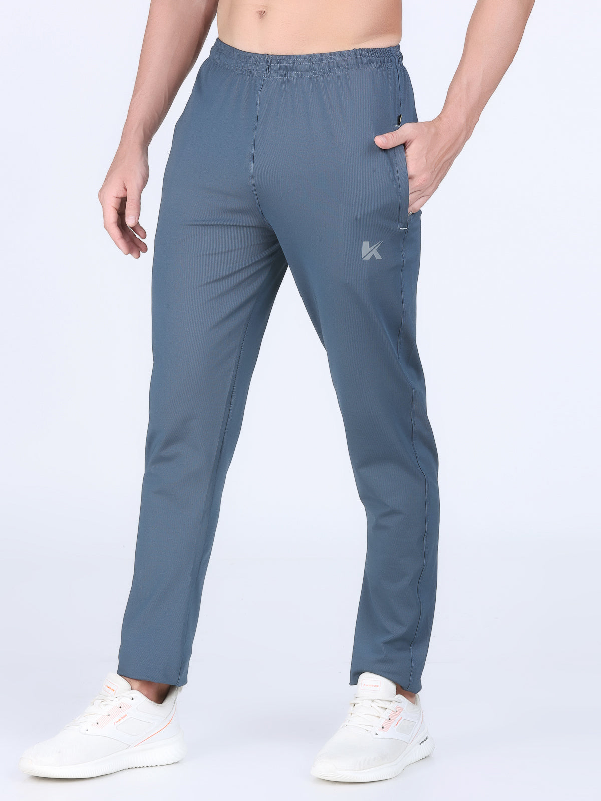 Combo of 2 Men's 4 Way Stretch Lining Dark Grey and CoffeeTrack Pant