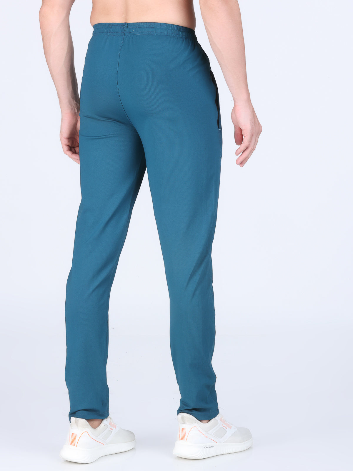 Combo of 2 Men's 4 Way Stretch Lining Pista and Turquoise Track Pant